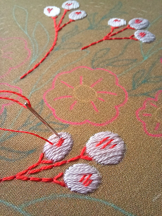 morning glow embroidery kit