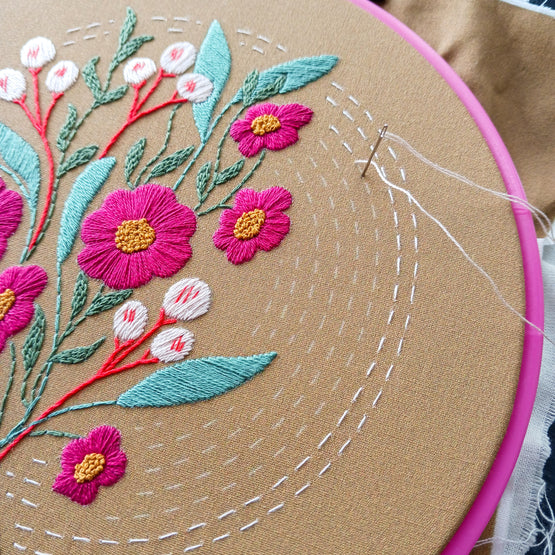 morning glow embroidery kit