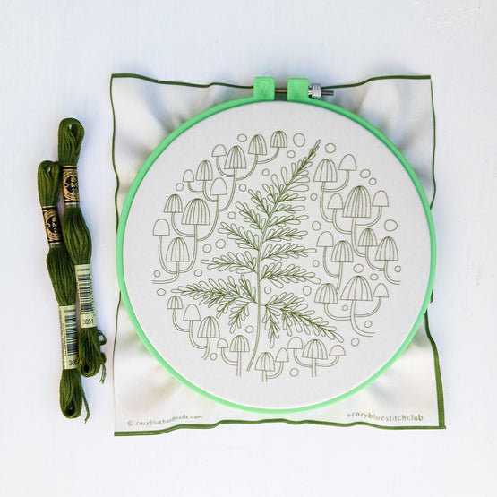 fern + friends PDF embroidery pattern