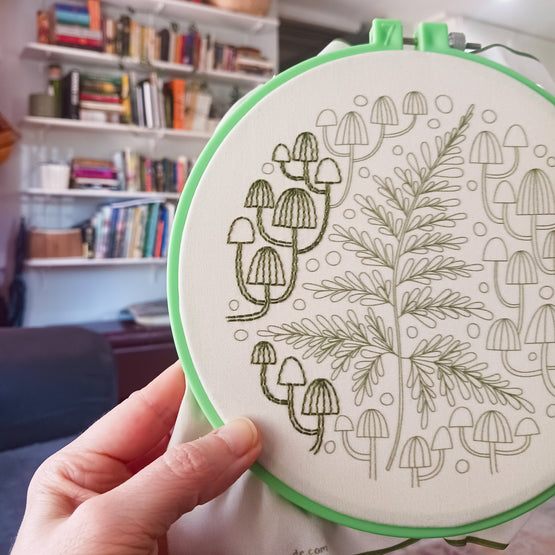 fern + friends PDF embroidery pattern