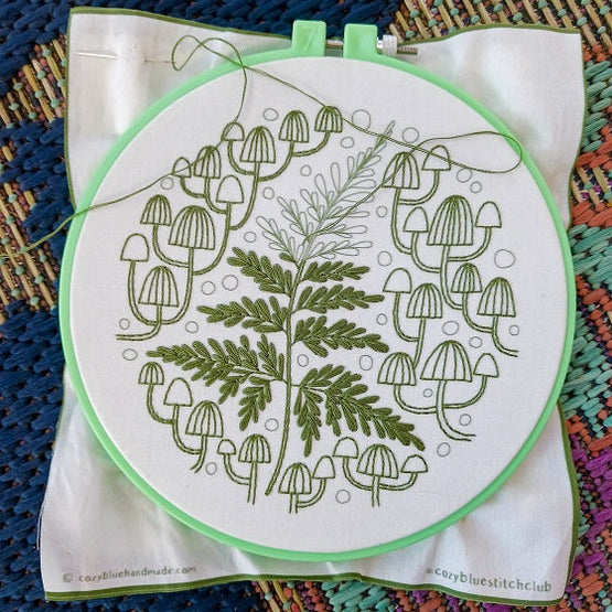 fern + friends PDF embroidery pattern