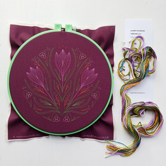 early bloomer embroidery kit