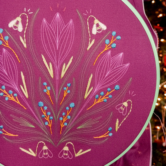 early bloomer embroidery kit