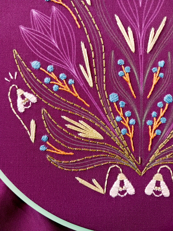 early bloomer embroidery kit