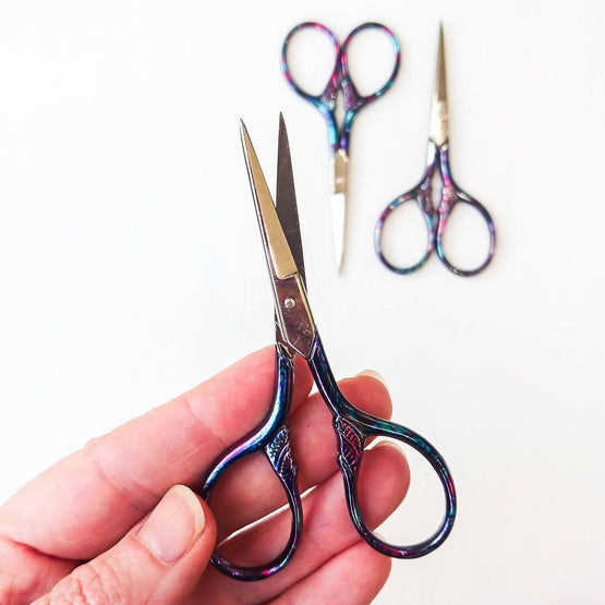 marbleized scissors