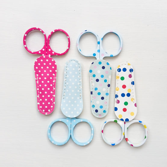 polka dot scissors