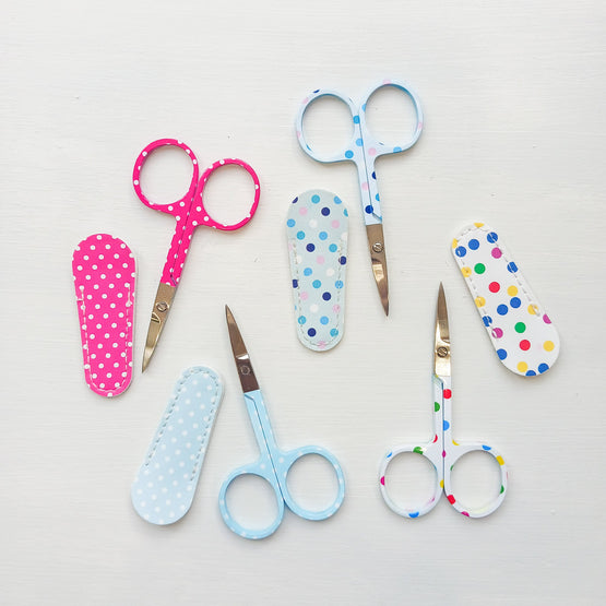 polka dot scissors