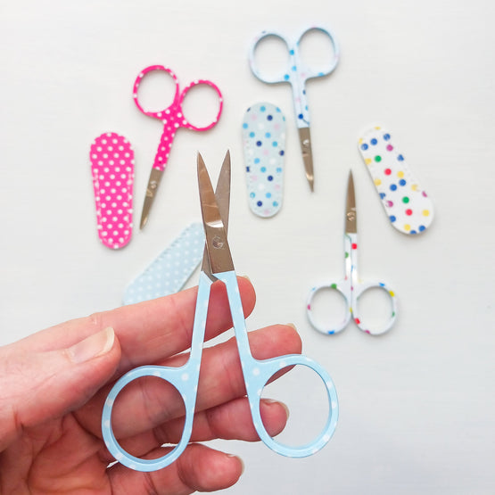 polka dot scissors