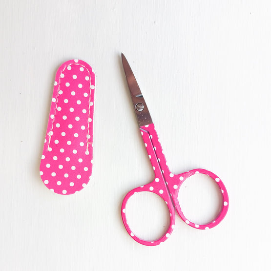 polka dot scissors