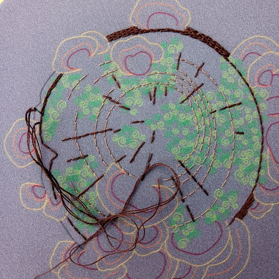 wildlife embroidery kit