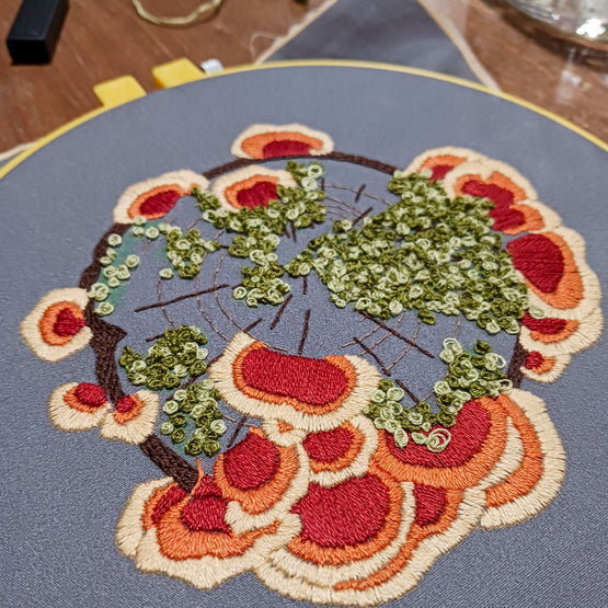 wildlife embroidery kit