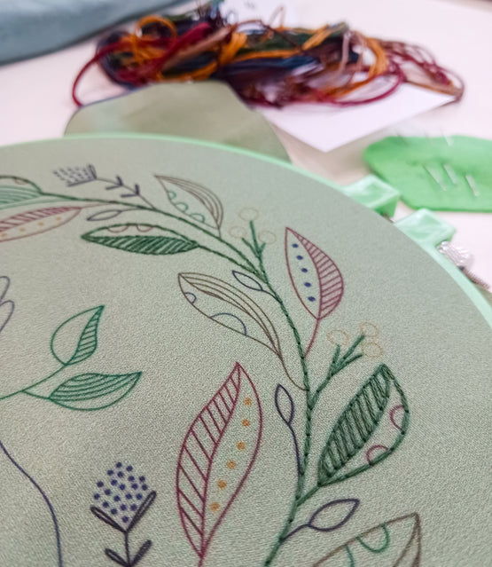 nurture nature embroidery kit
