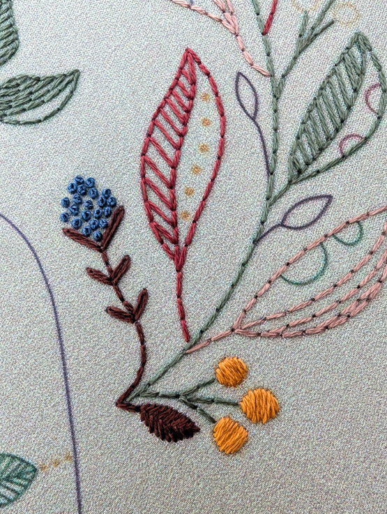 nurture nature embroidery kit