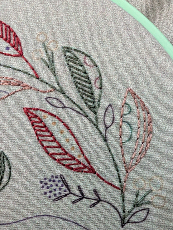 nurture nature embroidery kit