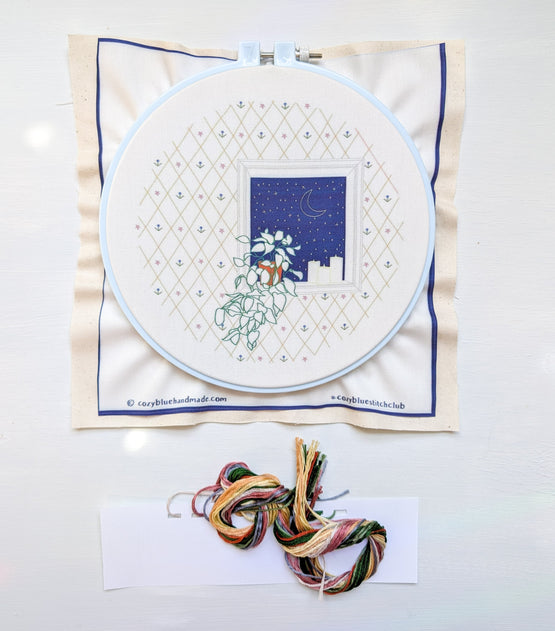sweet dreams embroidery kit