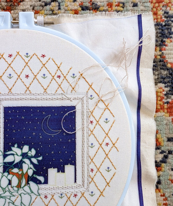 sweet dreams embroidery kit