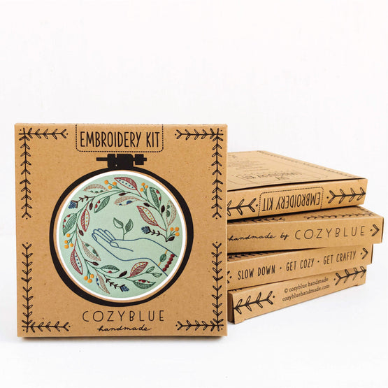 nurture nature embroidery kit