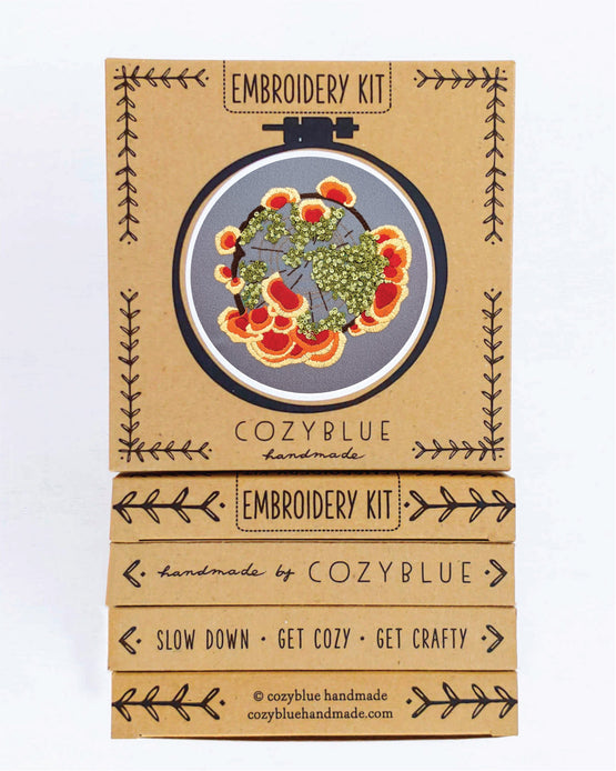 wildlife embroidery kit