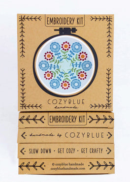 sunny folk embroidery kit