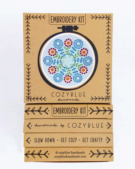 sunny folk embroidery kit
