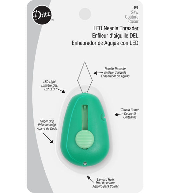 needle threader with LED light