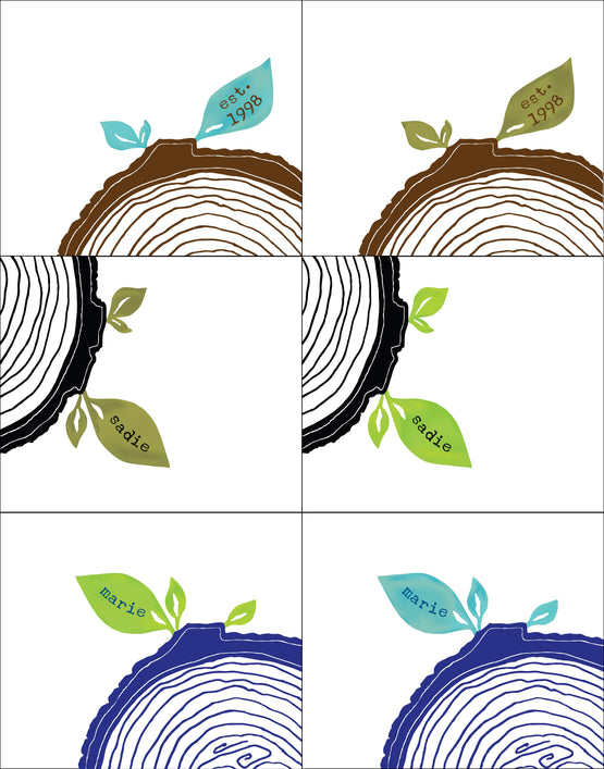 personalized family tree print
