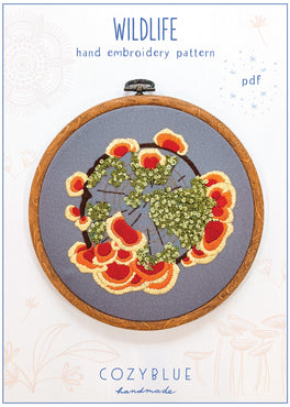 wildlife PDF embroidery pattern