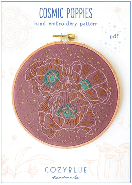 cosmic poppies PDF pattern