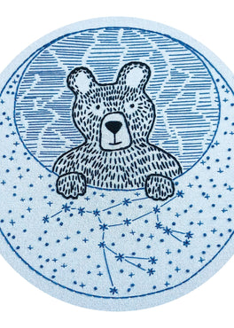 ursa major pre-printed fabric embroidery pattern