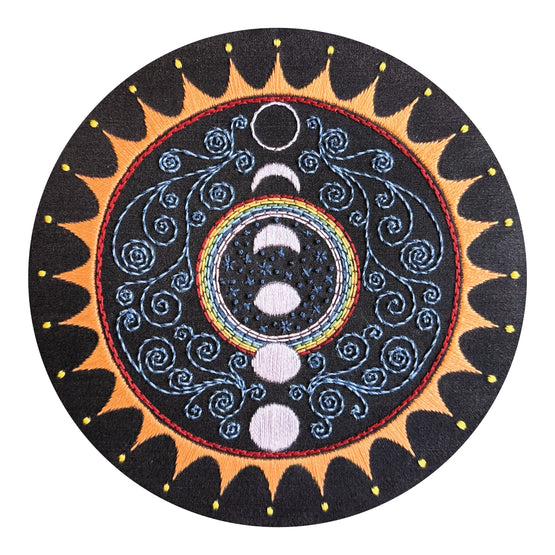 alignment pre-printed fabric embroidery pattern