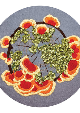wildlife pre-printed fabric embroidery pattern