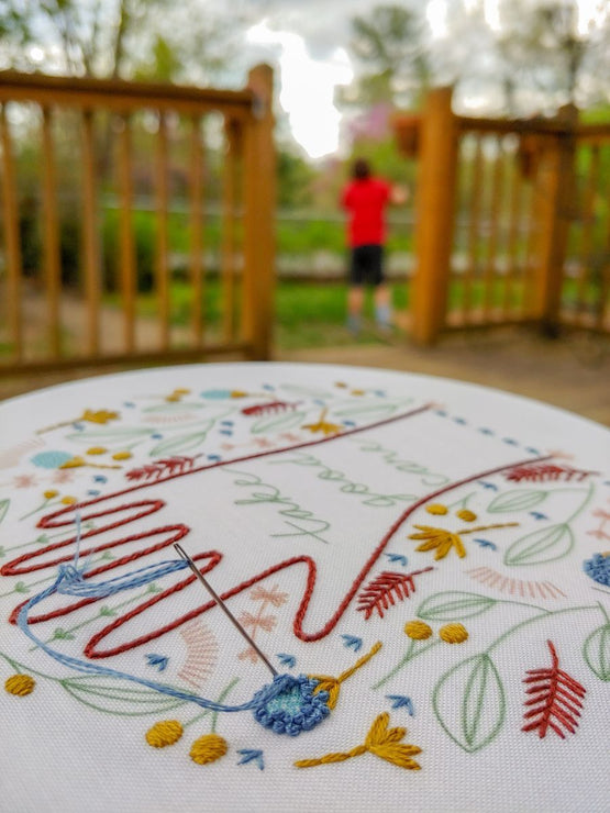 take good care embroidery kit