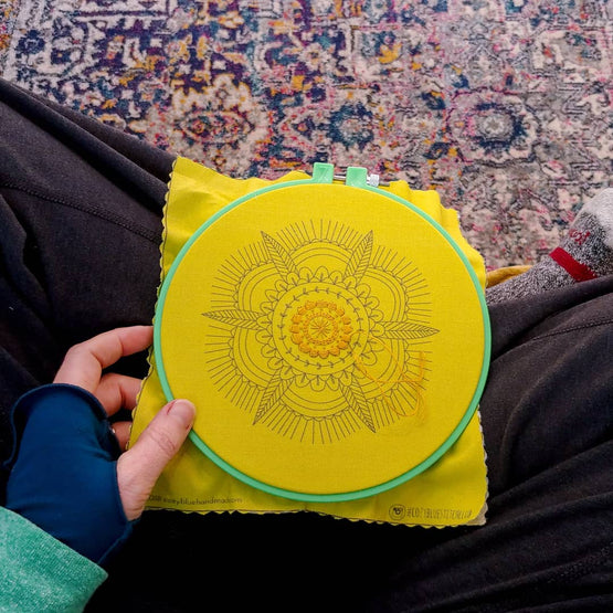 golden mandala PDF pattern