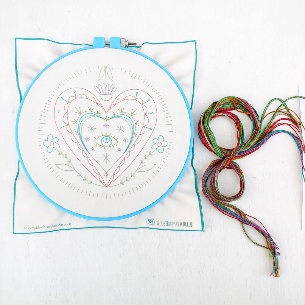 envision embroidery kit [last chance!] cozyblue