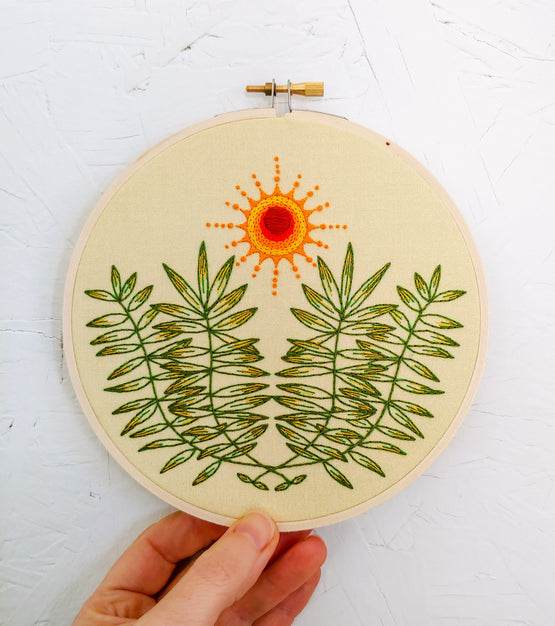 high noon embroidery kit