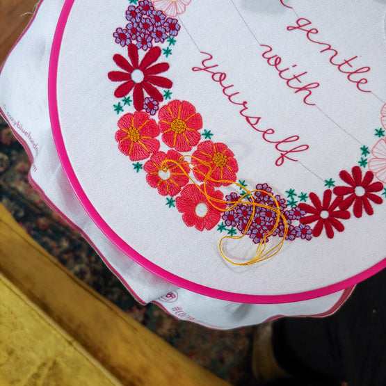 be gentle with yourself embroidery kit
