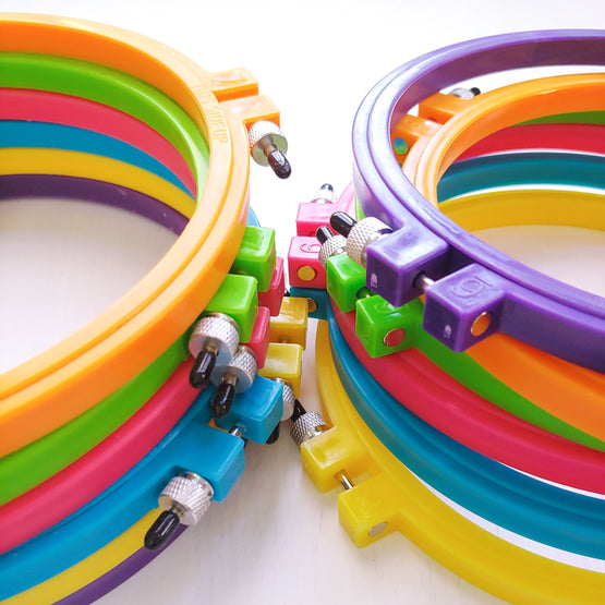 plastic embroidery hoop