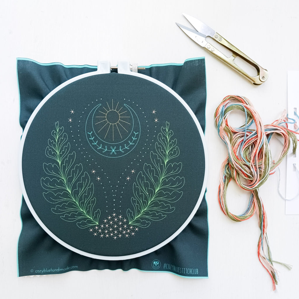 Cozy Blue Embroidery Kit – Stix