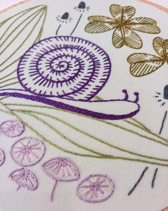 slow + steady embroidery kit