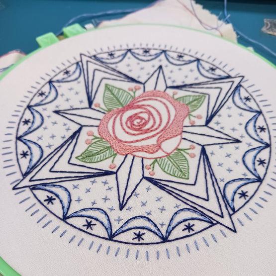 compass rose PDF pattern