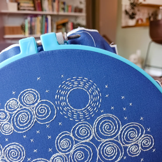 night sky PDF embroidery pattern