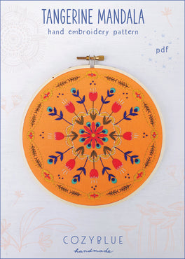 tangerine mandala PDF pattern