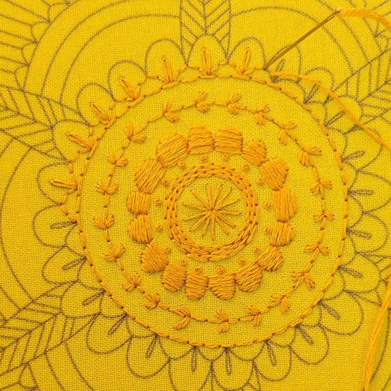 golden mandala PDF pattern