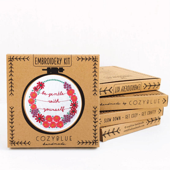be gentle with yourself embroidery kit