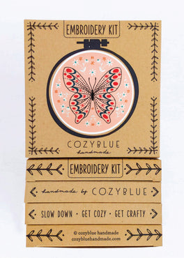 butterfly embroidery kit