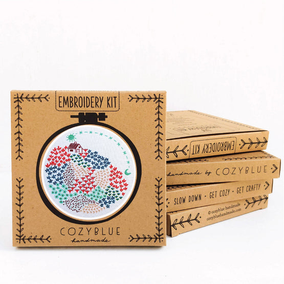 close to home embroidery kit