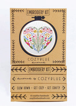 full heart embroidery kit