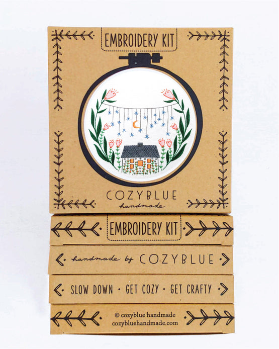 golden slumbers embroidery kit