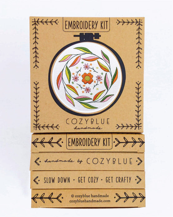 mellow mood embroidery kit