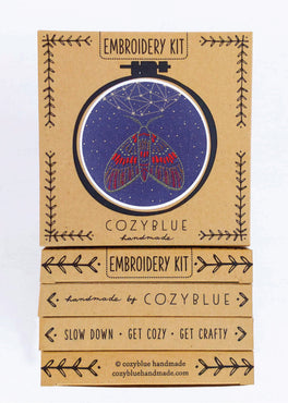 midnight flight embroidery kit